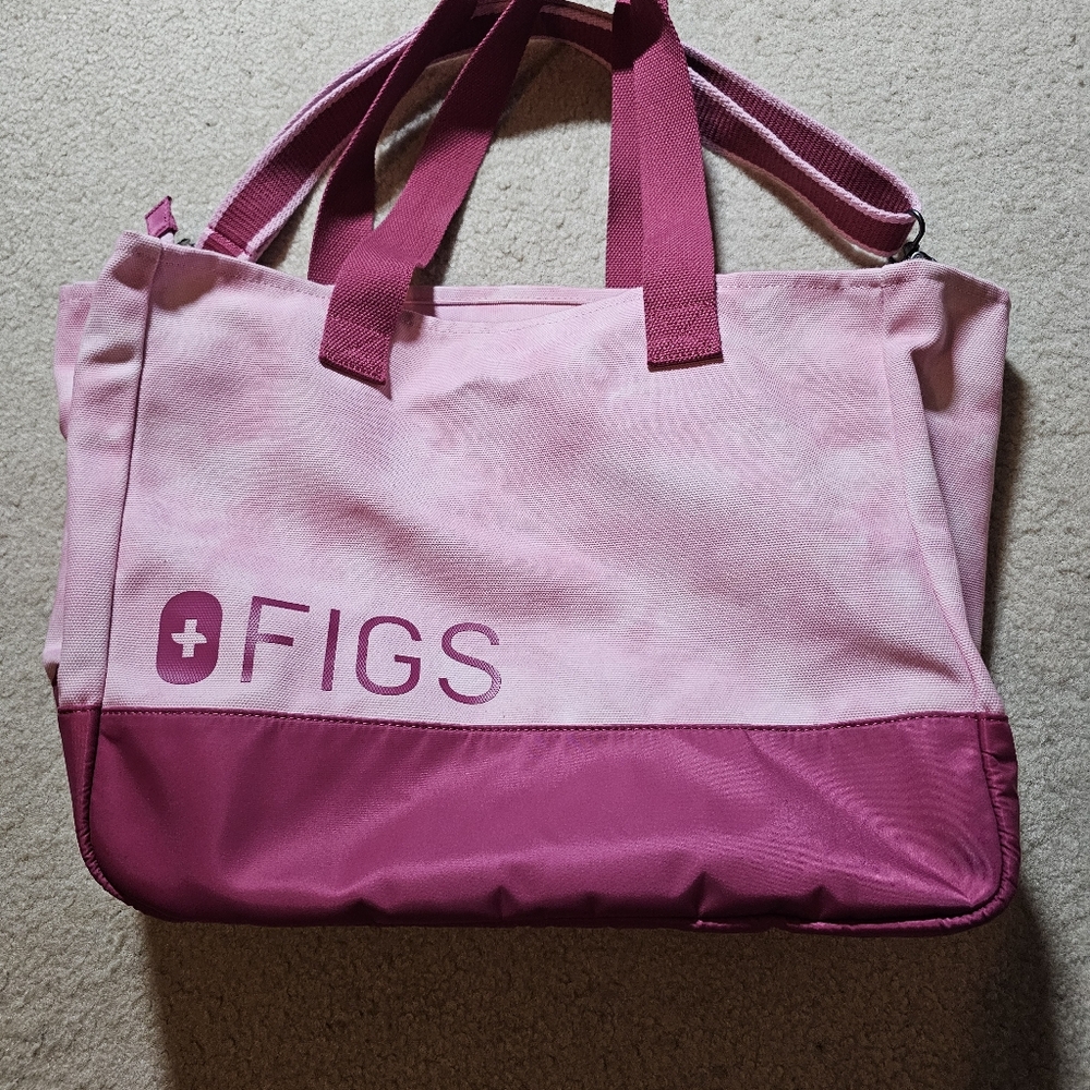 Figs Laminated Zipper Tote